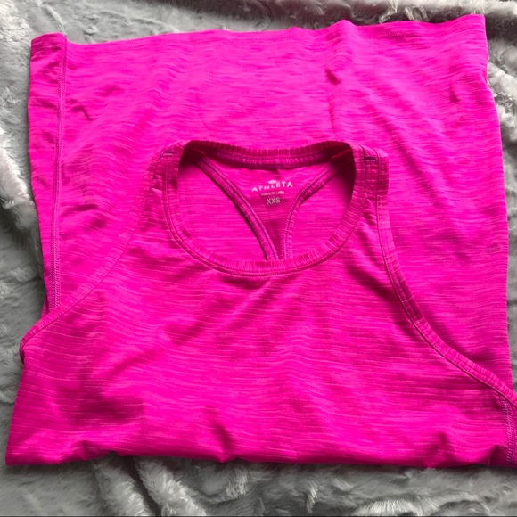 ATHLETA 💕hot pink 💞XXS oversized tank top - Picture 7 of 8